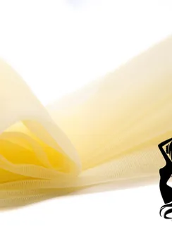 Неэластичная сетка Lauma, арт.387, желтый (пастель)