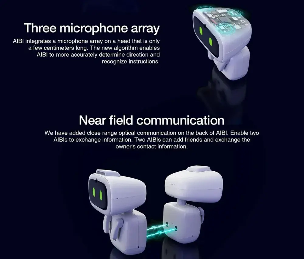 Карманный робот питомец Living AI "AIBI Pocket" с искусственным интеллектом (ChatGPT)