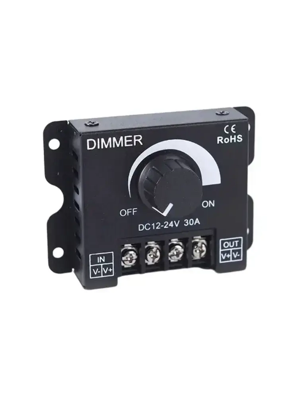 Регулятор яркости для светодиодных лент, диммер 12В /24В 30А Диммер
