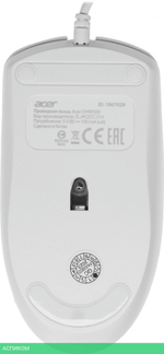 Мышь Acer OMW300 белый (ZL.MCECC.01V)