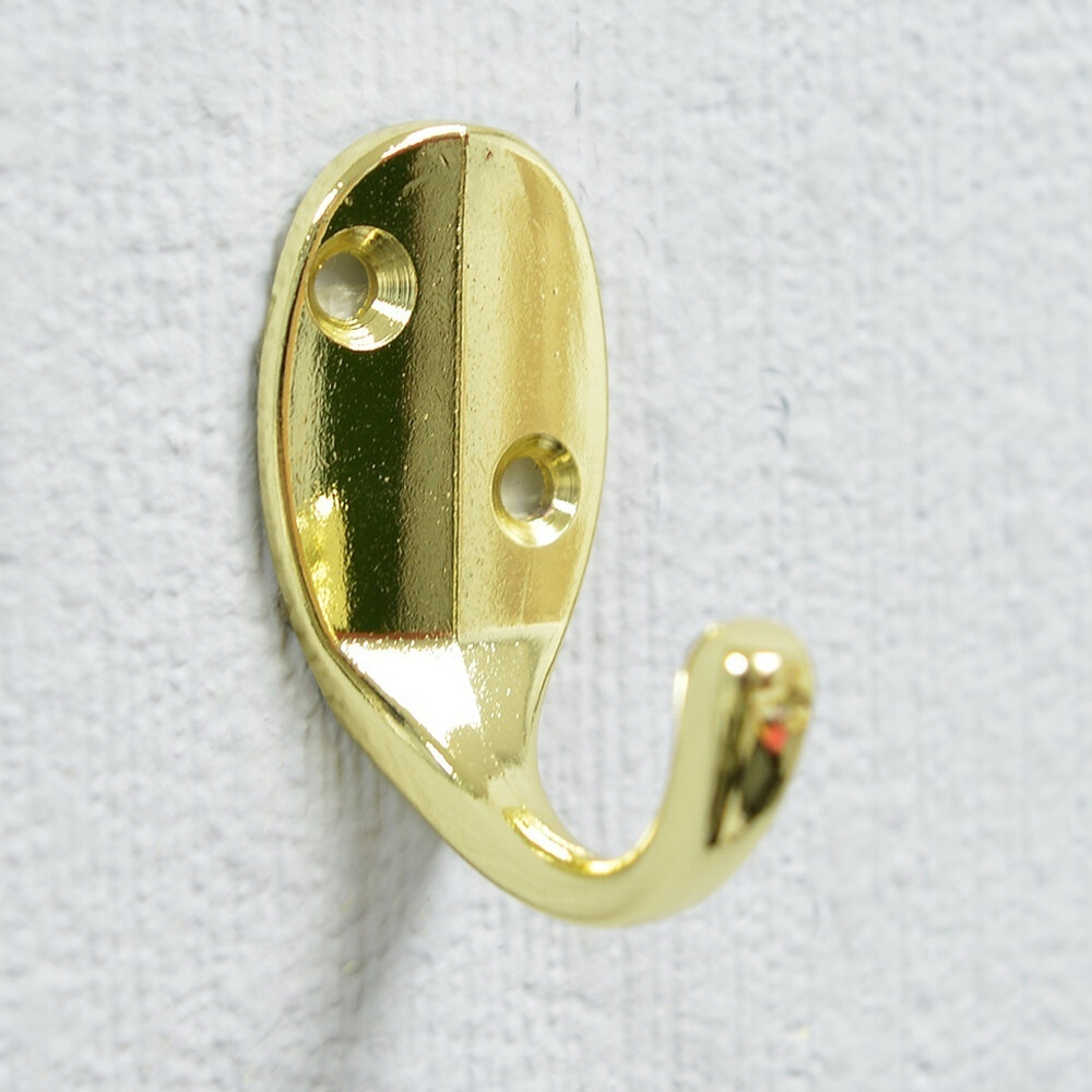 Крючок мебельный 1-рожковый ZY-205 Trodos, золото