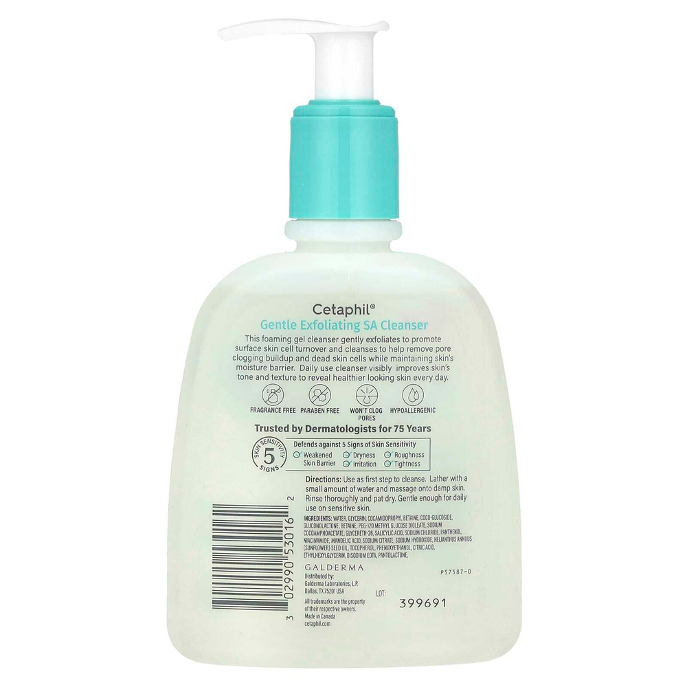 Cetaphil, Мягкое отшелушивающее очищающее средство, 237 мл (8 жидк. унц.)