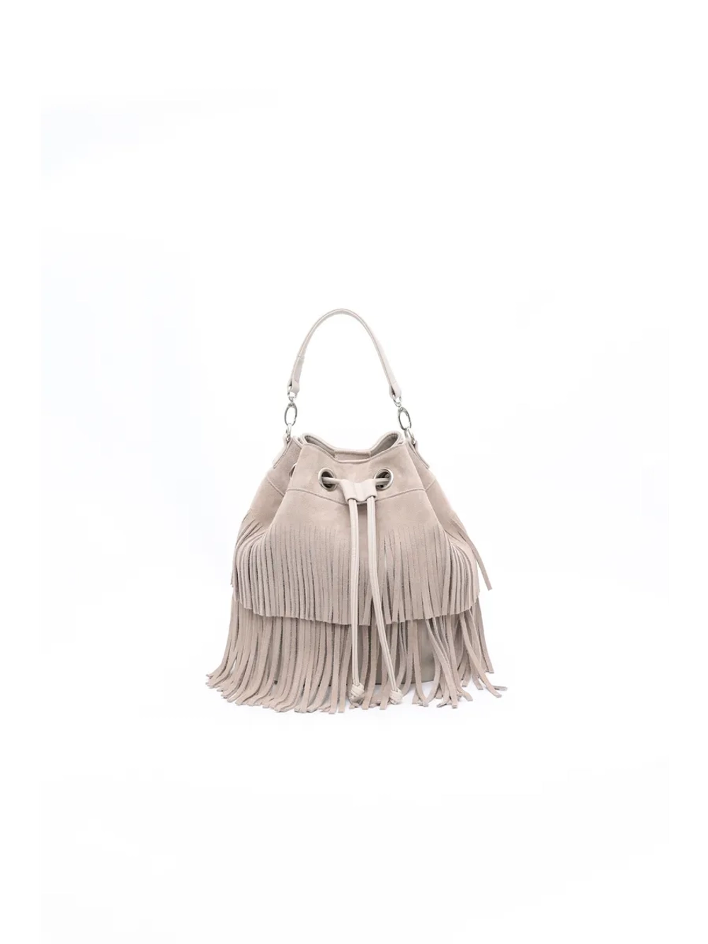 Cумка через плечо средняя замшевая мешок