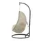 Cira Многоцветное подвесное кресло с темно-серым основанием
