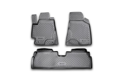 Коврики Standard, в салон TOYOTA Highlander (I, ХU20), 2001-2007, 3 шт. (полиуретан, чёрные) Element.NLC.48.44.210