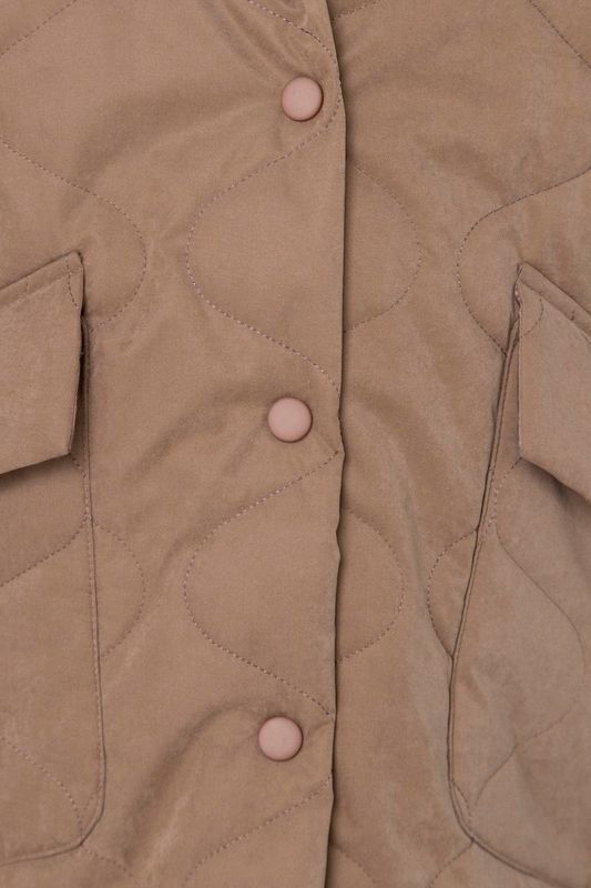 Куртка стеганая, кэмел