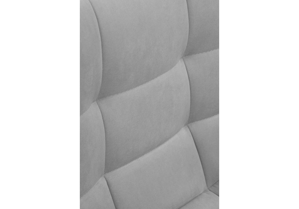 Полубарный стул Чилли К светло-серый велюр / черный