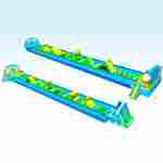 Надувной аквапарк «АкваБум» 60×10×6 м