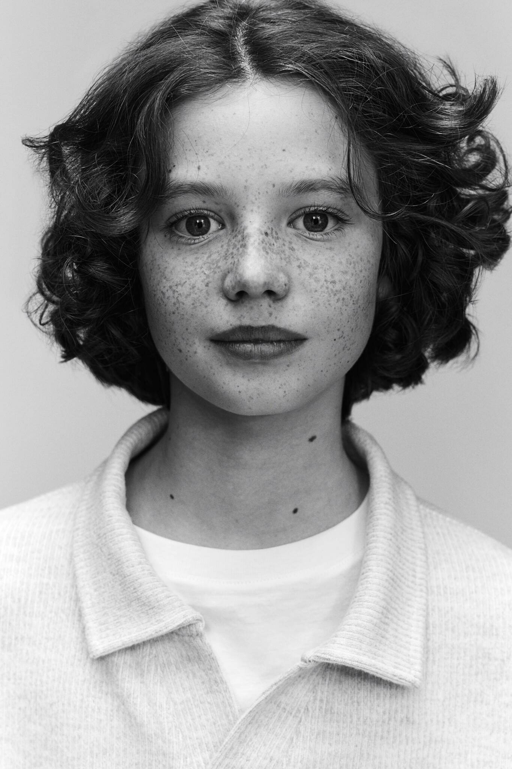 H&M Свитер-поло, светло-серый