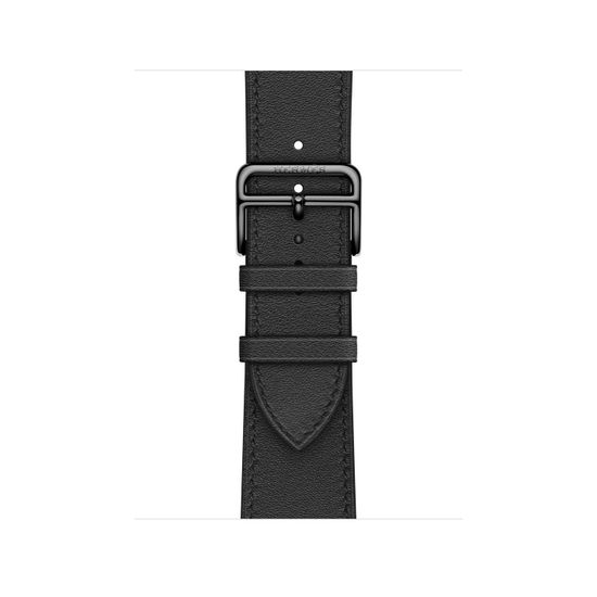 Apple Watch Hermès 41mm Silver Stainless Steel Case with Single Tour Noir