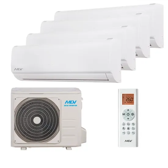Мультисплит система на 4 комнаты MDV MDSAF-07HRDN8 x 4 / MD4O-28HFN8