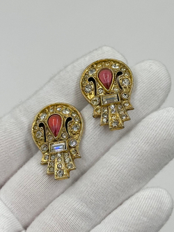 Серьги с кристаллами в стиле Арт-Деко 1928