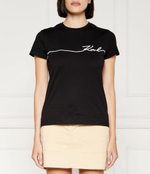 Футболка seasonal Karl Lagerfeld - черный(245W1706)