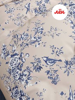 Простынь Сказка "Райский сад" 240х215 см , лён