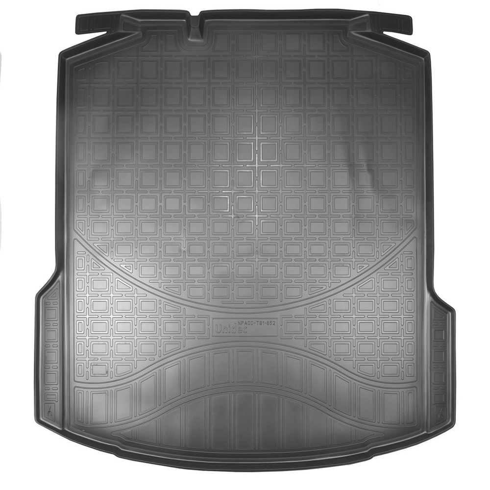 Коврик в багажник Norplast/Unidec для Skoda Rapid в кузове NH HB (2013-) Черный,без ушей, полиуретан, арт.NPA00-T81-652