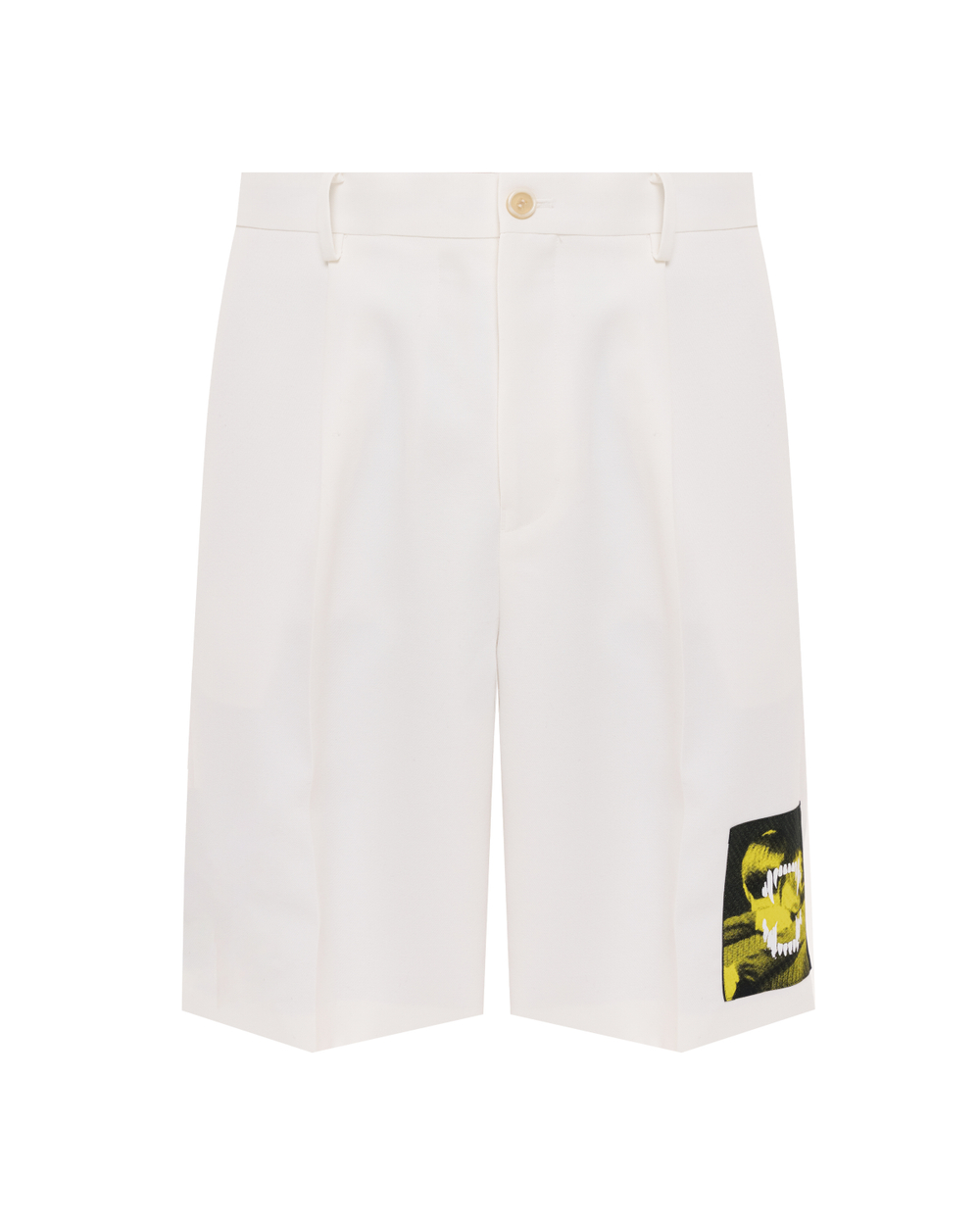 UNDERCOVER ШОРТЫ БЕЛЫЕ С НАШИВКАМИ
