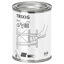 IKEA TRIXIG  (ИКЕА ТРИКСИГ)  -  Масло для дерева для внутренних работ, 500 мл