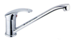 Смеситель для кухни 35к F4236 FRAP (длин.пов. излив, п/шпильку, хром, силумин)