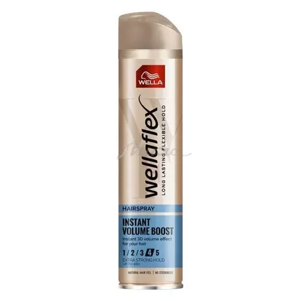 Wellaflex  Лак д/волос "INSTANT VOLUME BOOST" (4) эк/сил/фикс. 250мл