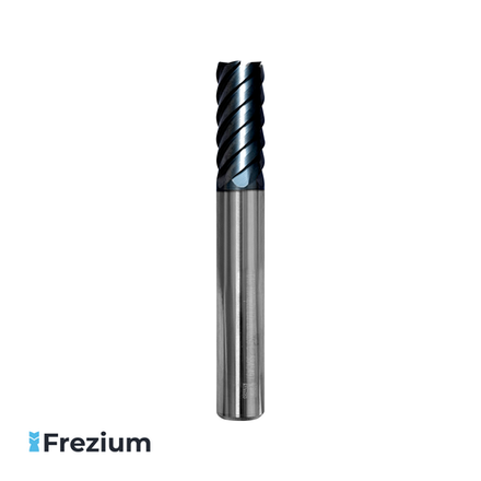 Концевая твердосплавная фреза по металлу "Iscar" (10x10x22x72 Z6; EC-D6 10-22C10H72 IC903)