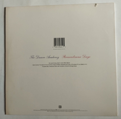 Винтажная виниловая пластинка LP The Dream Academy Remembrance Days (USA 1987)