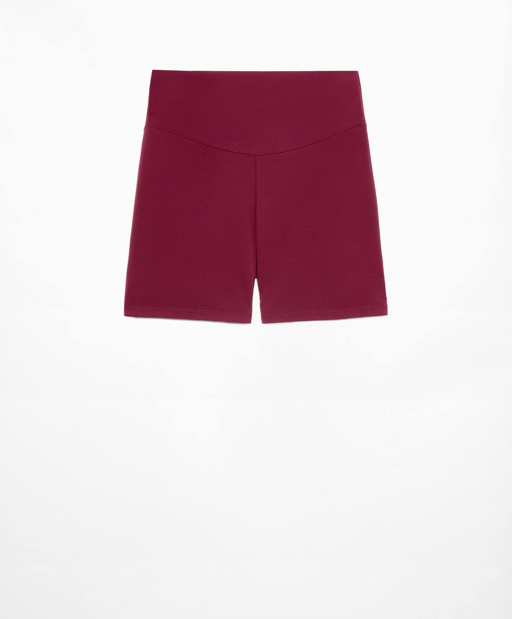 OYSHO Велосипедки Comfortlux с высокой посадкой длиной 10 см, вишнёвый