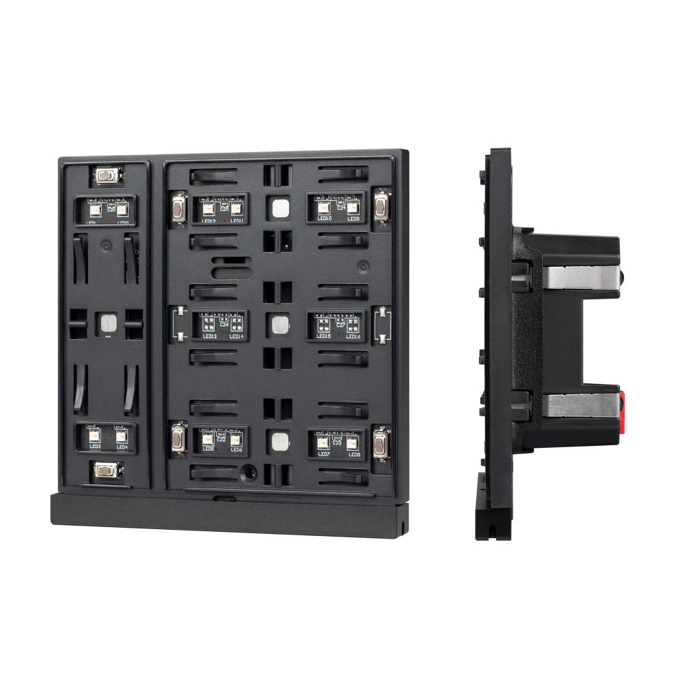 INTELLIGENT ARLIGHT Механизм панели KNX-303-22-IN Black (Bus) (IARL, IP20 Пластик, 2 года) 043109