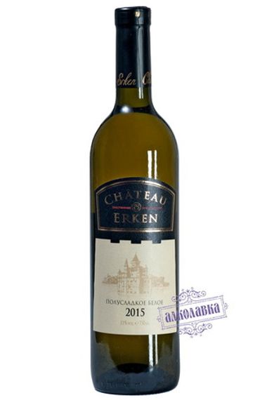 Вино Шато Эркен полусладкое белое