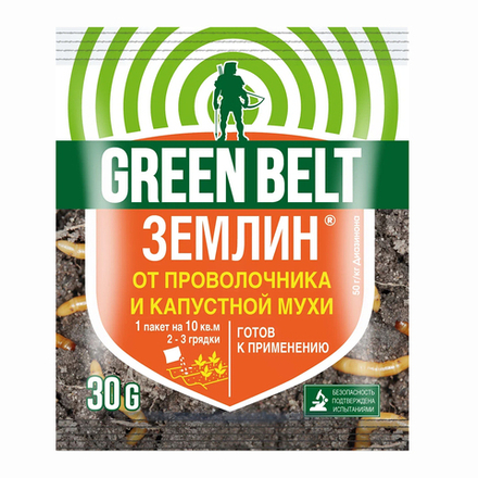 Средство от почвообитающих вредителей Green Belt Землин, 30 г