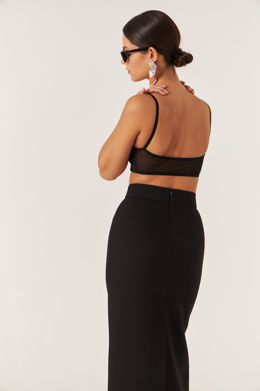 Юбка облегающая