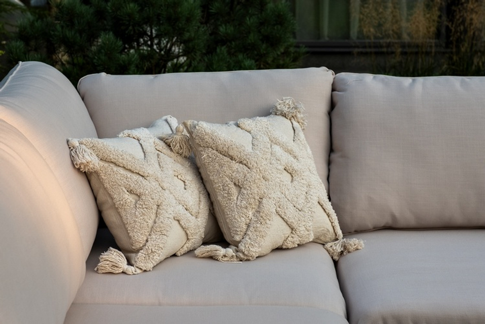 Софа из тика Joygarden БУНГАЛО угловая, бежевый