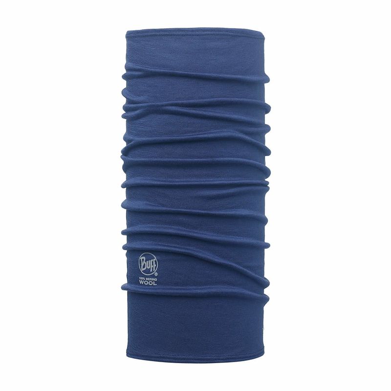Шарф-труба шерстяной детский Buff Solid Deep Blue Фото 1