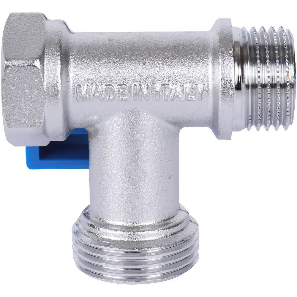 Кран шаровой STOUT проходной 1/2"x3/4"x1/2"для подключения стиральных и посудомоечных машин
