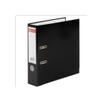 Регистратор 75мм BRAUBERG, покрытие пластик, с уголком, черная