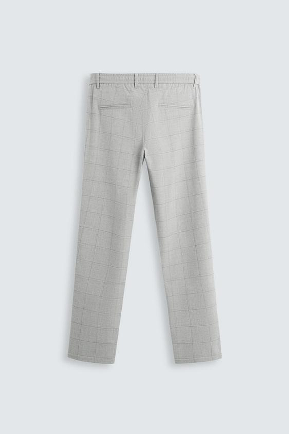 ZARA БРЮКИ SLIM FIT COMFORT, СЕРЫЙ МЕЛАНЖ