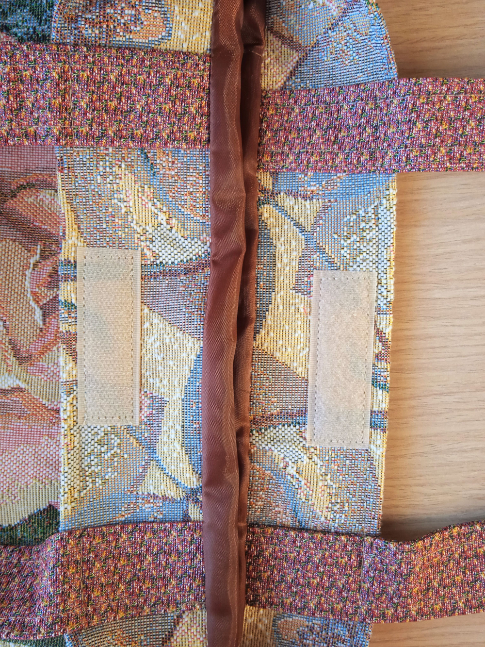 Гобеленовая сумка Роза в квадрате (39х39х12)