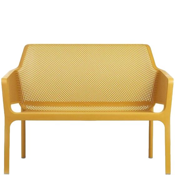 Желтый пластиковый диван Net Bench | Nardi | Италия