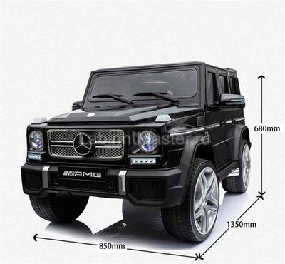 Детский электромобиль "Mercedes-Benz AMG-G 65" чёрный 131*71*65 м
