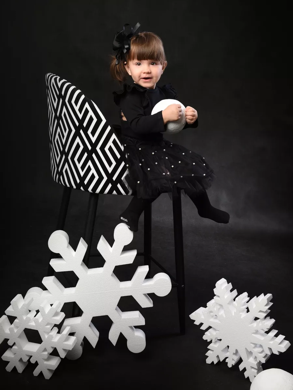 Юбка-пачка фатиновая с бусами