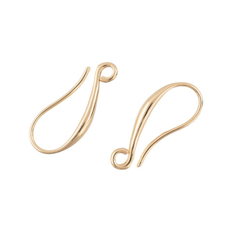 "Zlatka" Швензы FMK-H02 21 х 8 мм 2 шт под золото