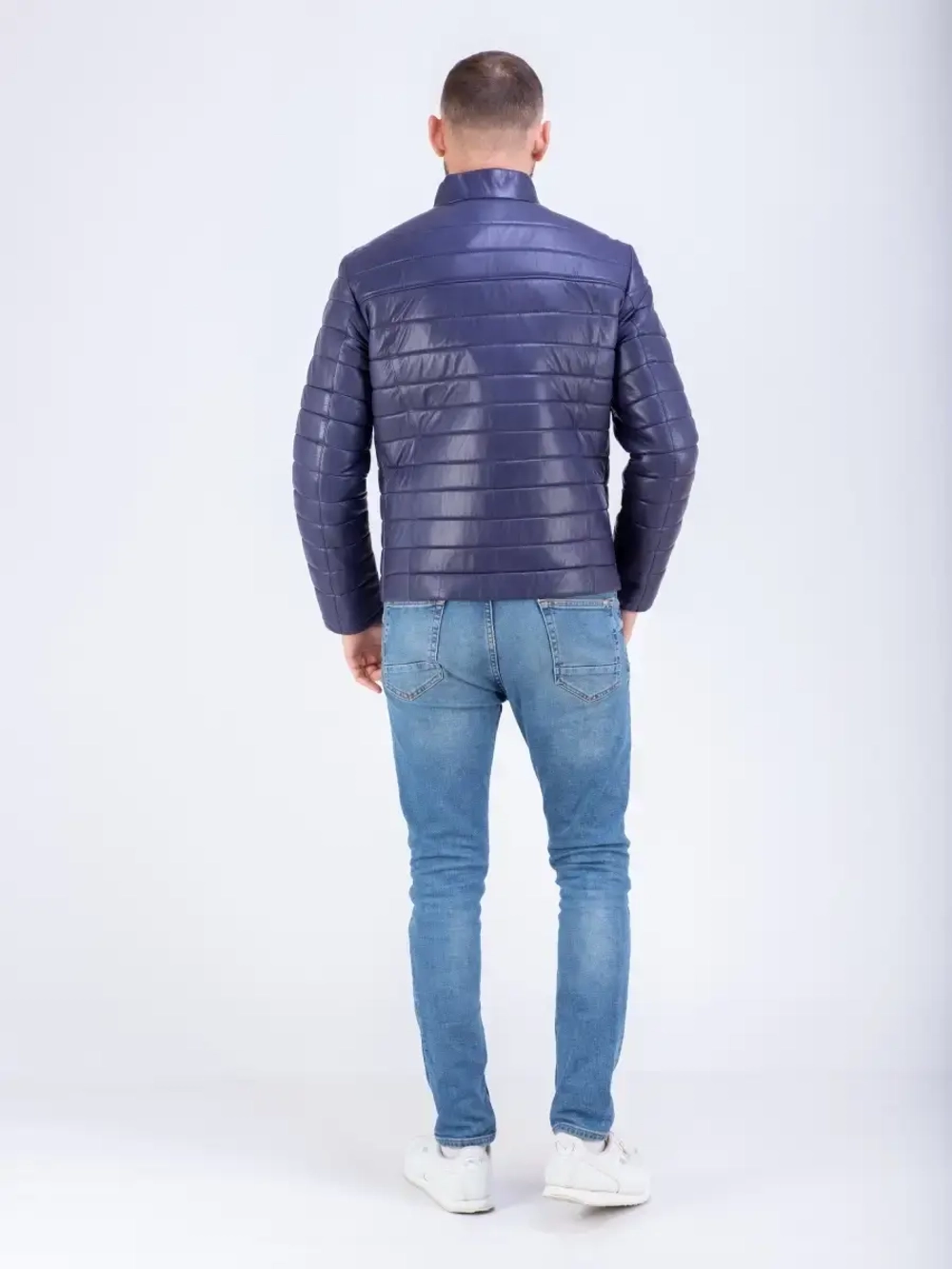 Кожаная куртка мужская демисезонная