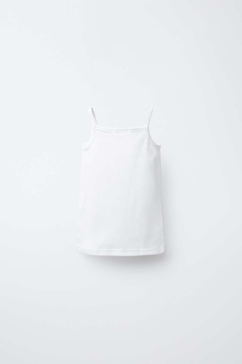 ZARA НАБОР ИЗ ТРЕХ ТОПОВ, БЕЛЫЙ