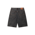 Шорты Октябрь Og Logo Baggy "Black Stone Washed"