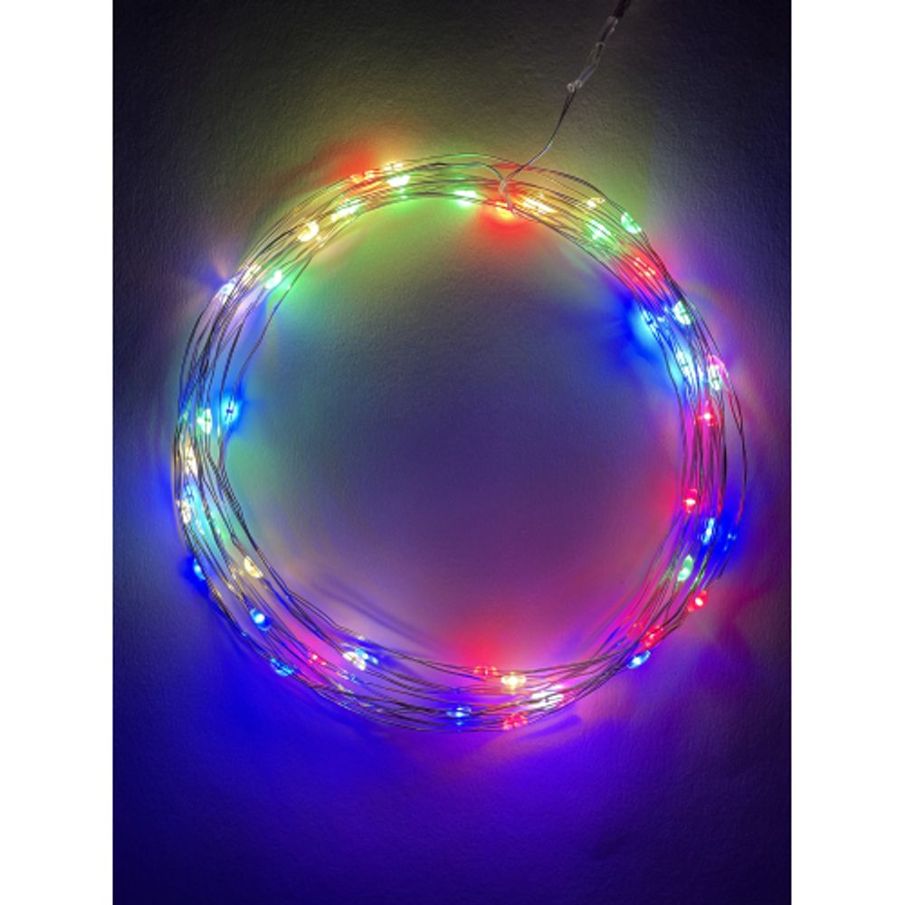 ENIN -5NM ЭРА Гирлянда LED Нить 5 м мультиколор, АА