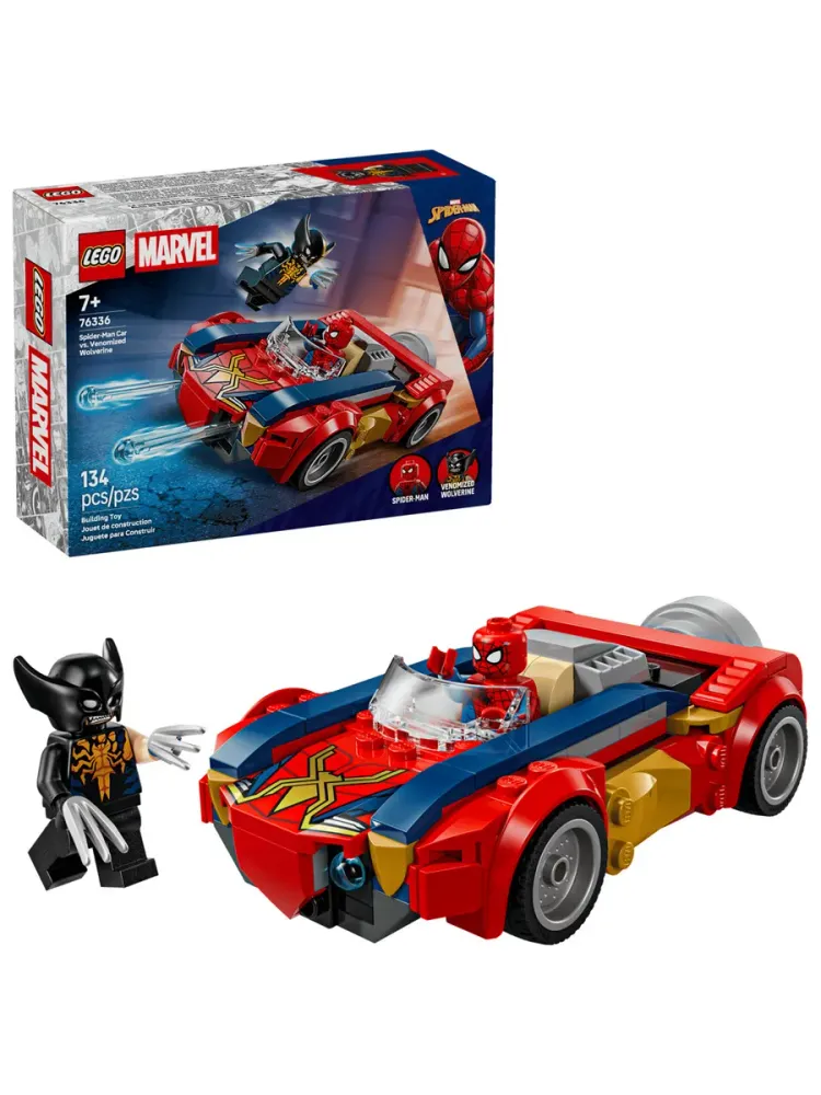 Конструктор Marvel 76336 Человек-паук против Росомахи