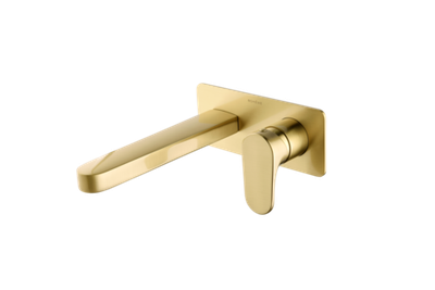 Смеситель для умывальника из стены SPECTRE Matt Gold