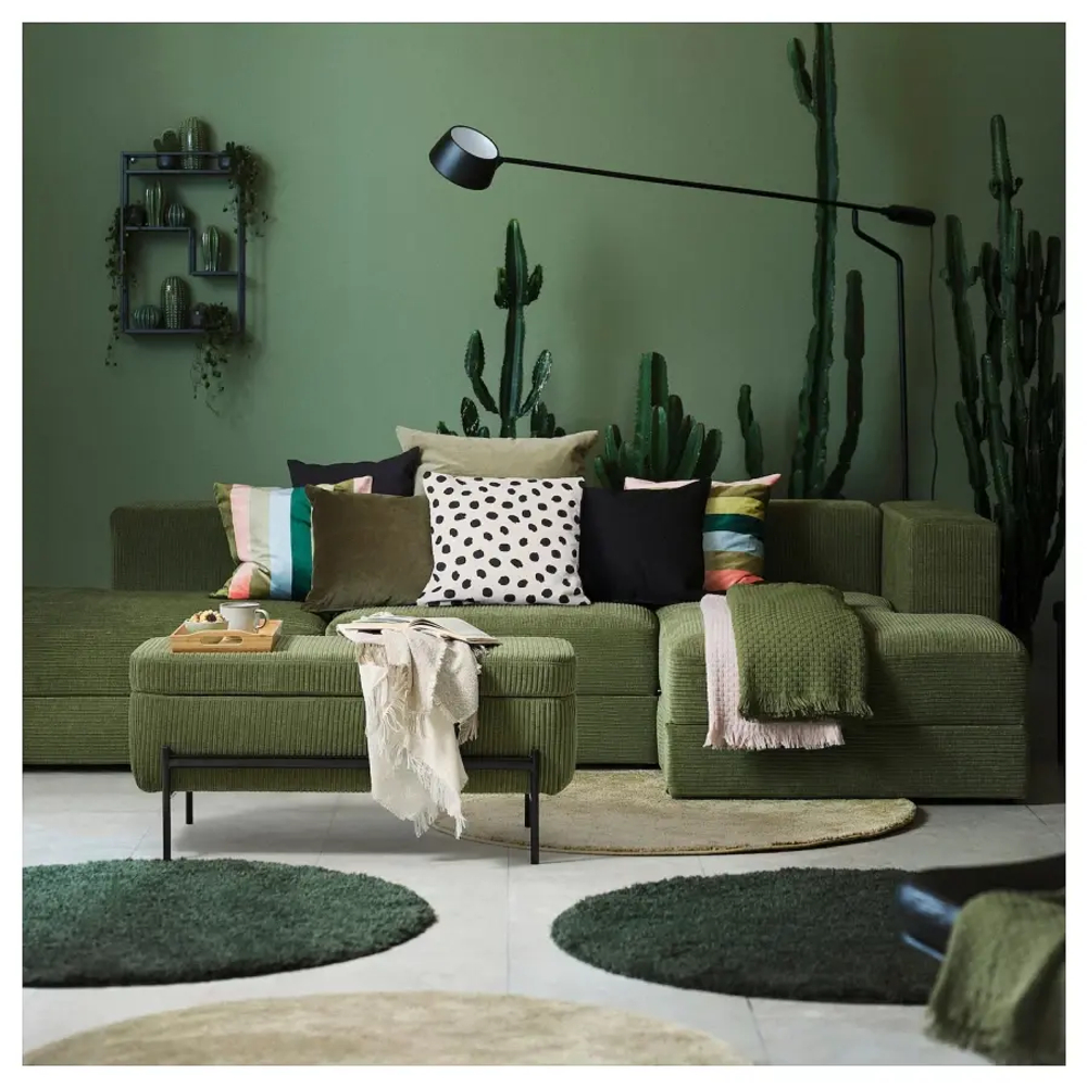 Скамейка с контейнером - IKEA VALTORP / ВАЛТОРП ИКЕА, 47x103см, зеленый