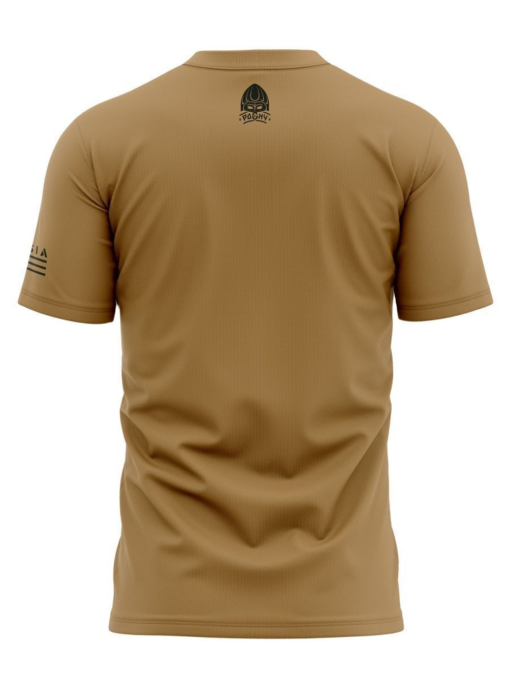 Футболка с принтом Барс «Мал, да удал» (Coyote)