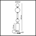 Настольная светодиодная лампа Odeon Light CALLISTO 5457/4TL