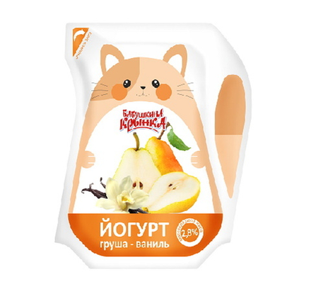 Йогурт Груша-ваниль 2,8% 200г. Бабушкина крынка